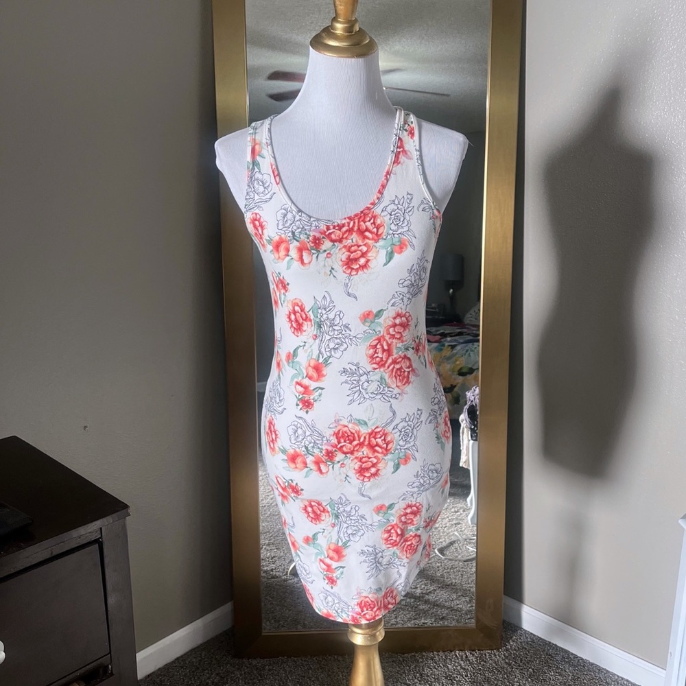 Floral bodycon dress
